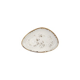 Harmony Elegance 9.75" x 6.75" x h:0" Organic Brown Vitrified Saucer