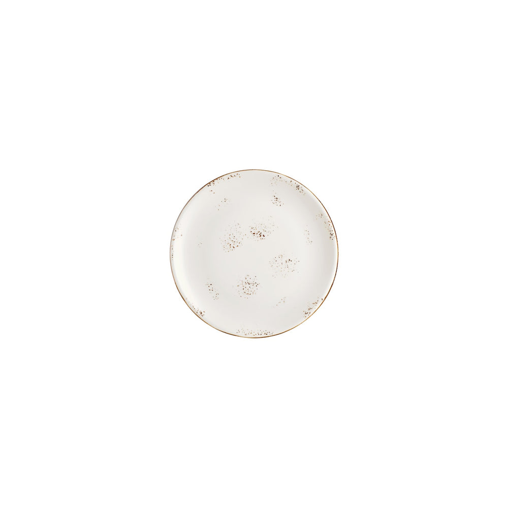 Harmony Elegance dia.6.75" Round Brown Vitrified Plate