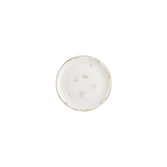 Harmony Elegance dia.6.75" Round Brown Vitrified Plate