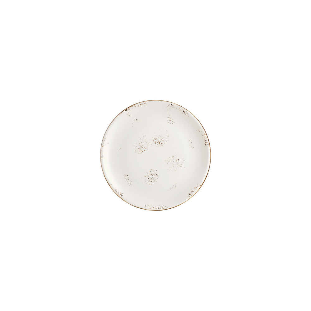 Harmony Elegance dia.7.5" Round Brown Vitrified Plate