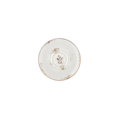 Harmony Elegance dia.7.5" Round Brown Vitrified Saucer