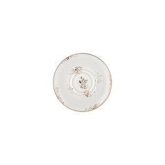 Harmony Elegance dia.7.5" Round Brown Vitrified Saucer