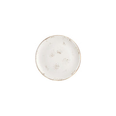 Harmony Elegance dia.8.25" Round Brown Vitrified Plate