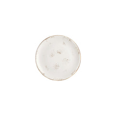 Harmony Elegance dia.8.25" Round Brown Vitrified Plate
