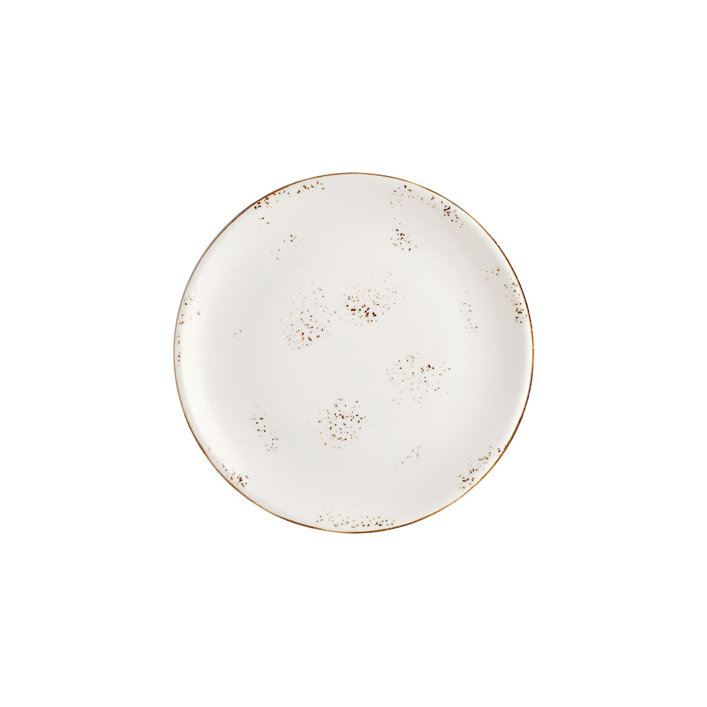 Harmony Elegance dia.10.75" Round Brown Vitrified Plate
