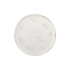 Harmony Elegance dia.12.5" x 12.5" Round Brown Vitrified Pizza Plate