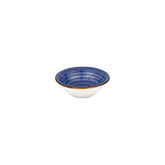 Enigma dia.7" h:2.5" 22 oz. Round Blue Vitrified Bowl
