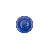 Enigma dia.7.5" Round Blue Vitrified Saucer