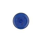 Enigma dia.8.25" Round Blue Vitrified Plate