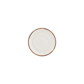 Gleam dia.5.5" Round Brown Vitrified Saucer