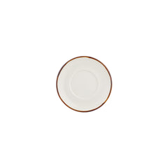 Gleam dia.5.5" Round Brown Vitrified Saucer
