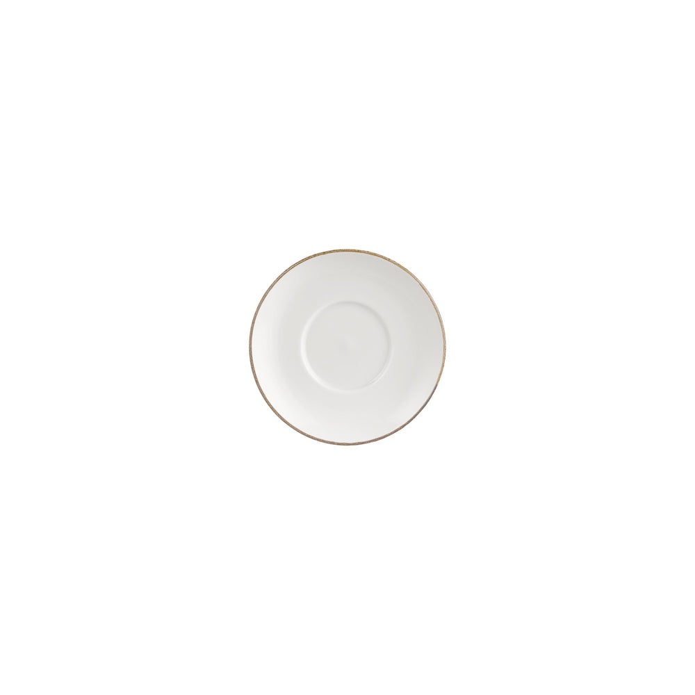Gleam dia.4.75" Round Brown Vitrified Saucer