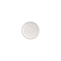 Gleam dia.4.75" Round Brown Vitrified Saucer