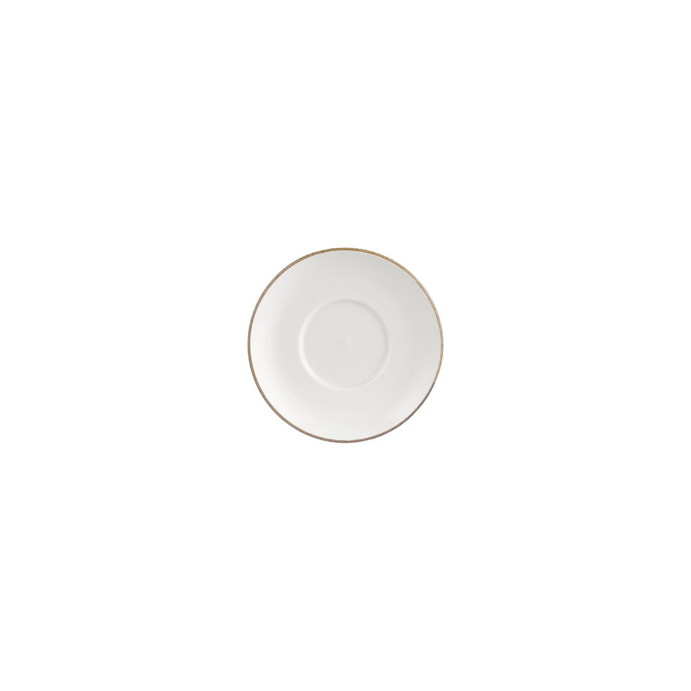 Gleam dia.4.75" Round Brown Vitrified Saucer