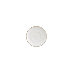Gleam dia.4.75" Round Brown Vitrified Saucer