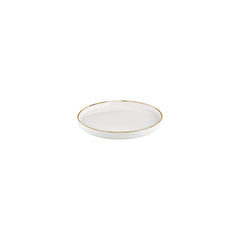 Gleam dia.7.5" Round Brown Vitrified Plate