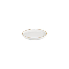 Gleam dia.7.5" Round Brown Vitrified Plate