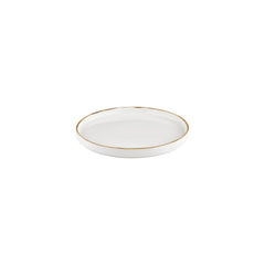 Gleam dia.9" Round Brown Vitrified Plate