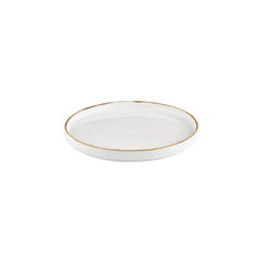 Gleam dia.10.75" Round Brown Vitrified Plate