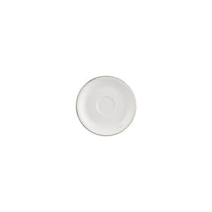 Gleam dia.4.75" Round Brown Vitrified Saucer