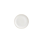 Gleam dia.6.75" Round Brown Vitrified Plate