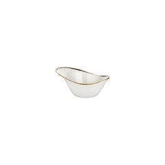 Gleam 7" x 5" x h:0" 12 oz. Organic Brown Vitrified Bowl