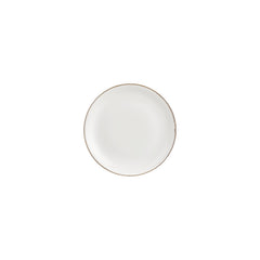 Gleam dia.7.5" Round Brown Vitrified Plate