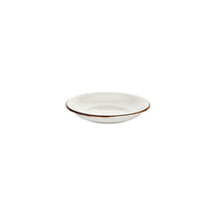 Gleam dia.8.25" h:0" 17 oz. Round Brown Vitrified Deep Plate