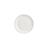 Gleam dia.8.25" Round Brown Vitrified Plate