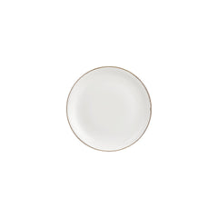 Gleam dia.8.25" Round Brown Vitrified Plate
