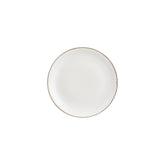 Gleam dia.9" Round Brown Vitrified Plate