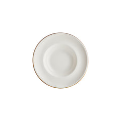 Gleam dia.9.75" h:2.25" 14 oz. Round Brown Vitrified Deep Plate