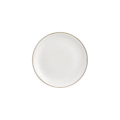 Gleam dia.9.75" Round Brown Vitrified Plate