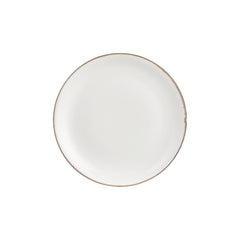 Gleam dia.11.75" Round Brown Vitrified Plate