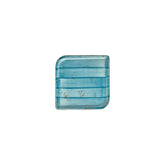 Infinity 6" x 6" Square Turquoise Vitrified Plate