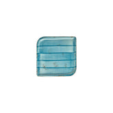 Infinity 7.5" x 7.5" Square Turquoise Vitrified Plate