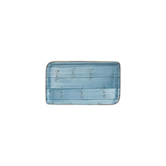 Infinity 9.5" x 6" Rectangular Turquoise Vitrified Plate