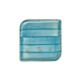 Infinity 11" x 11" Square Turquoise Vitrified Plate