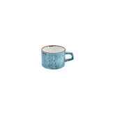 Infinity dia.3.25" h:0" 6 oz. Round Turquoise Vitrified Cup