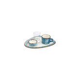 Infinity Organic Turquoise Vitrified Espresso Set