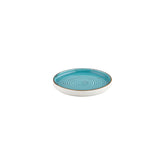 Infinity dia.7.5" Round Turquoise Vitrified Plate