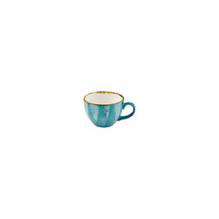 Infinity dia.2.25" h:0" 3 oz. Round Turquoise Vitrified Espresso Cup