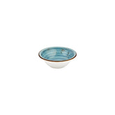Infinity dia.6" h:0" 12 oz. Round Turquoise Vitrified Bowl