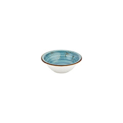 Infinity dia.7" h:0" 22 oz. Round Turquoise Vitrified Bowl