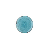 Infinity dia.7.5" Round Turquoise Vitrified Plate