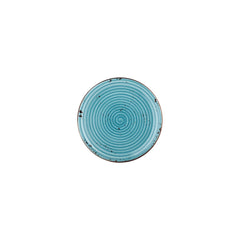 Infinity dia.7.5" Round Turquoise Vitrified Plate