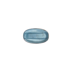 Infinity 7.5" x 4.25" x h:0" Oval Turquoise Vitrified Platter