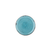 Infinity dia.8.25" Round Turquoise Vitrified Plate