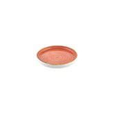 Laterite dia.7.5" Round Orange Vitrified Plate