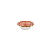 Laterite dia.6.25" h:0" 17 oz. Round Terracotta Vitrified Bowl